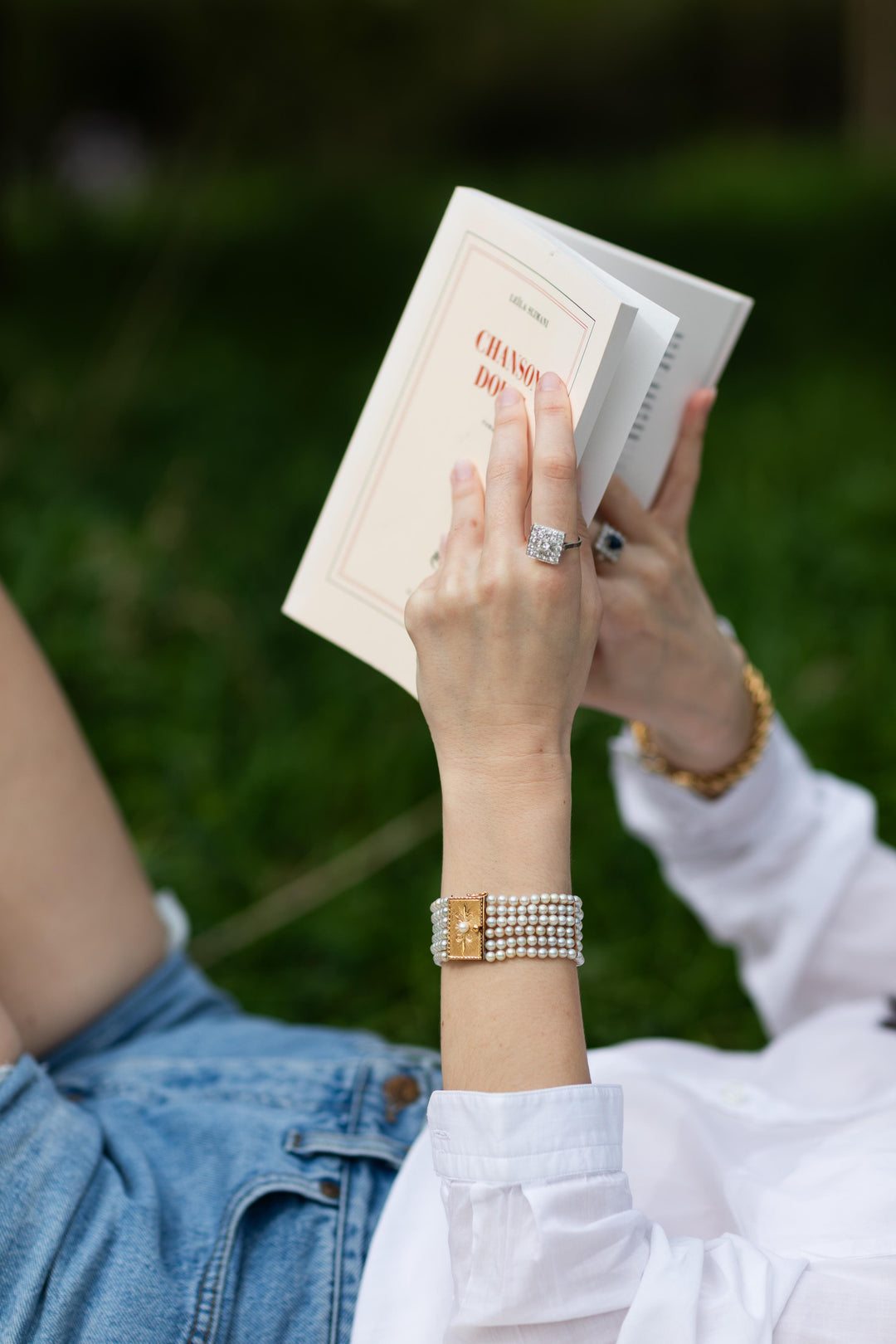 Bague carré avec diamants Savaje Paris