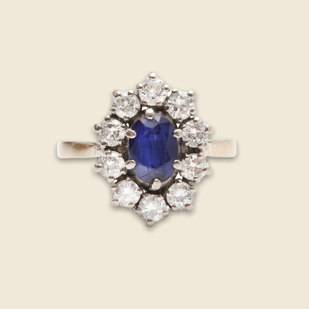 Bague vintage "True Blue"