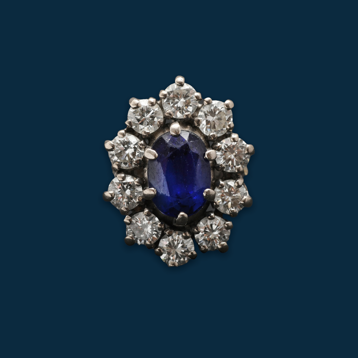 Bague vintage "True Blue"