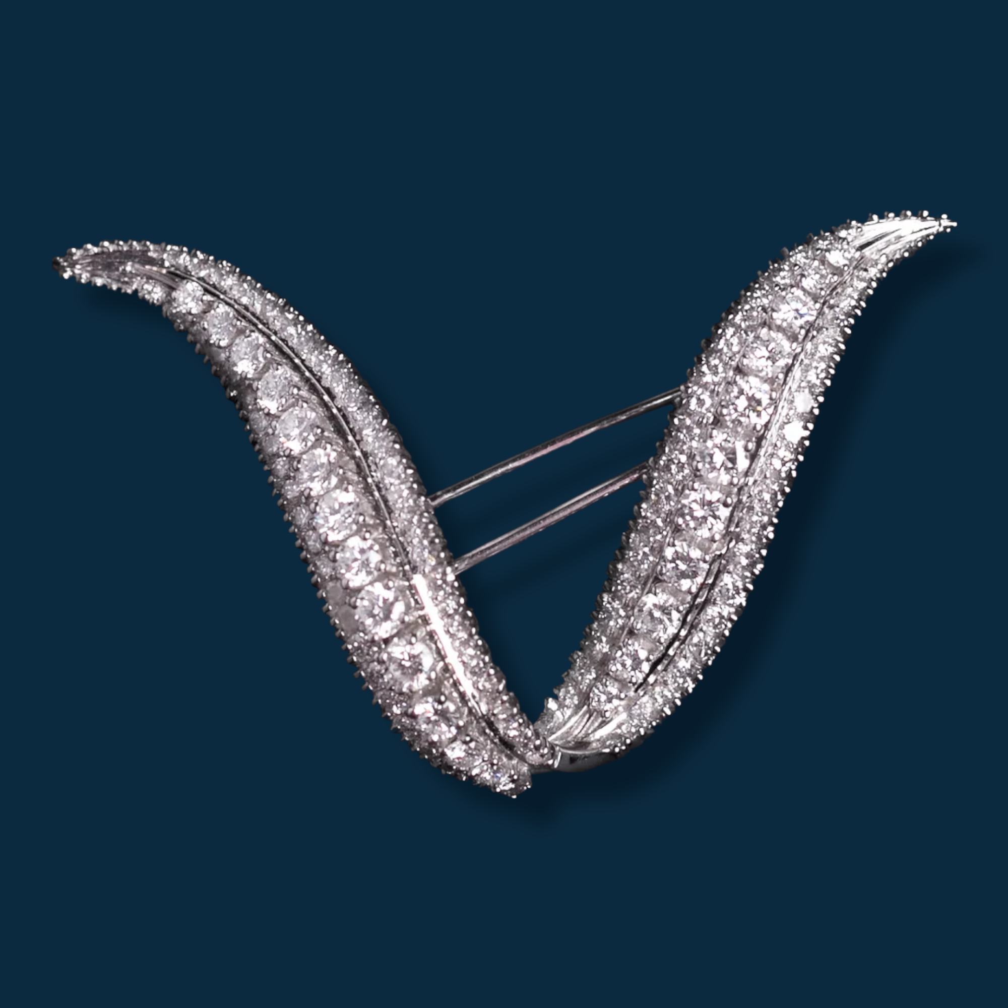 Broche Vintage L'Or Du Soir - Plaqué Or 24 Carats Sur Cuivre - Très Bon état